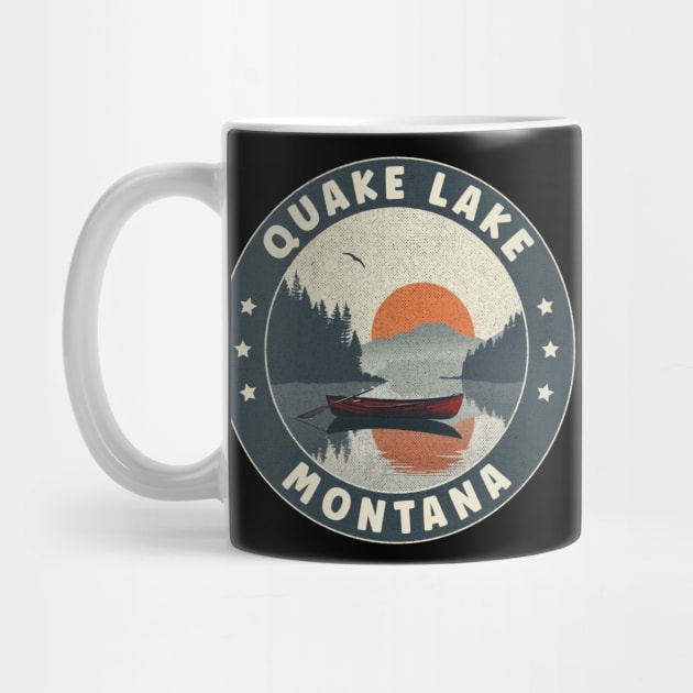 Quake Lake Montana Sunset by turtlestart